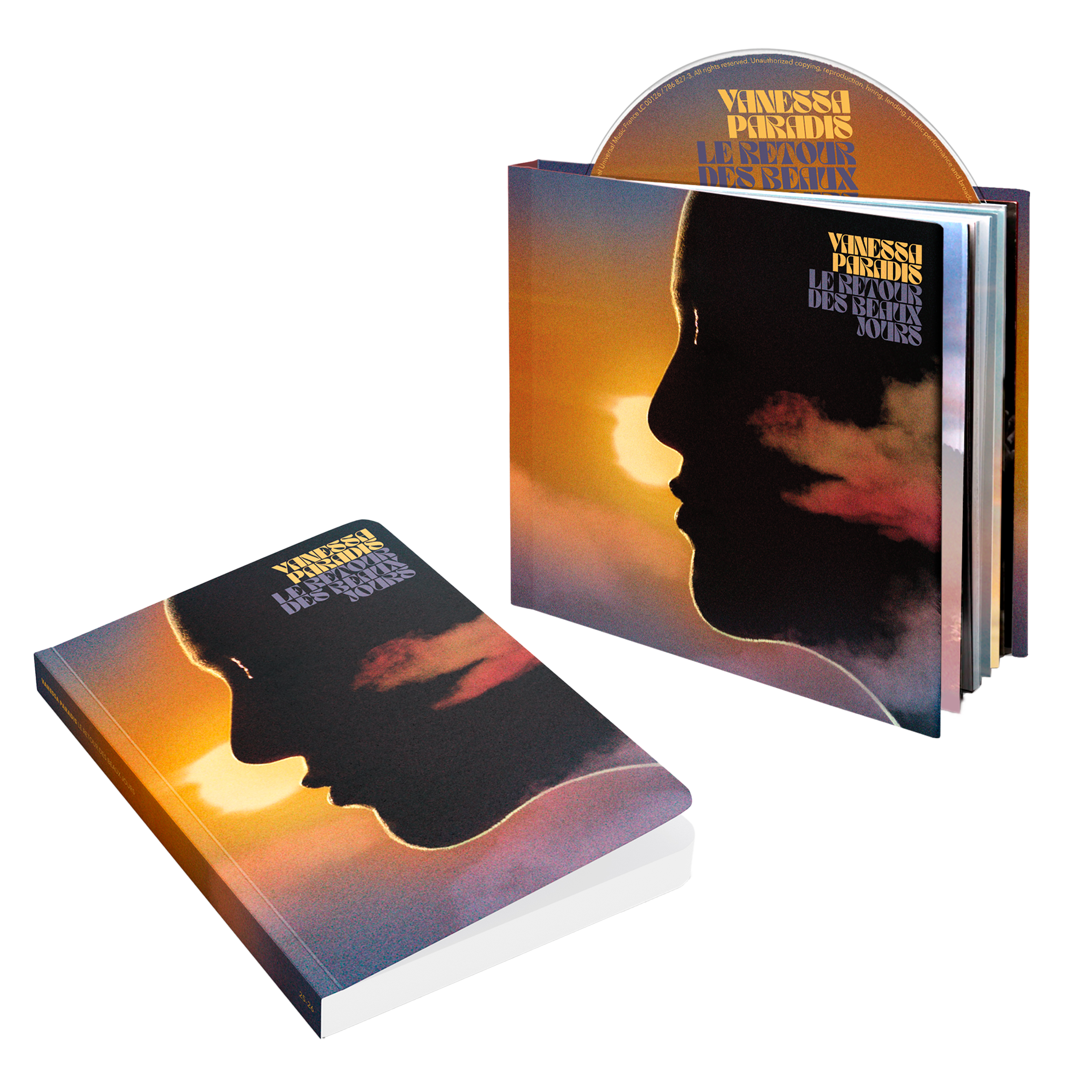PACK CD LIVRE-DISQUE + CARNET-AGENDA "LE RETOUR DES BEAUX JOURS"