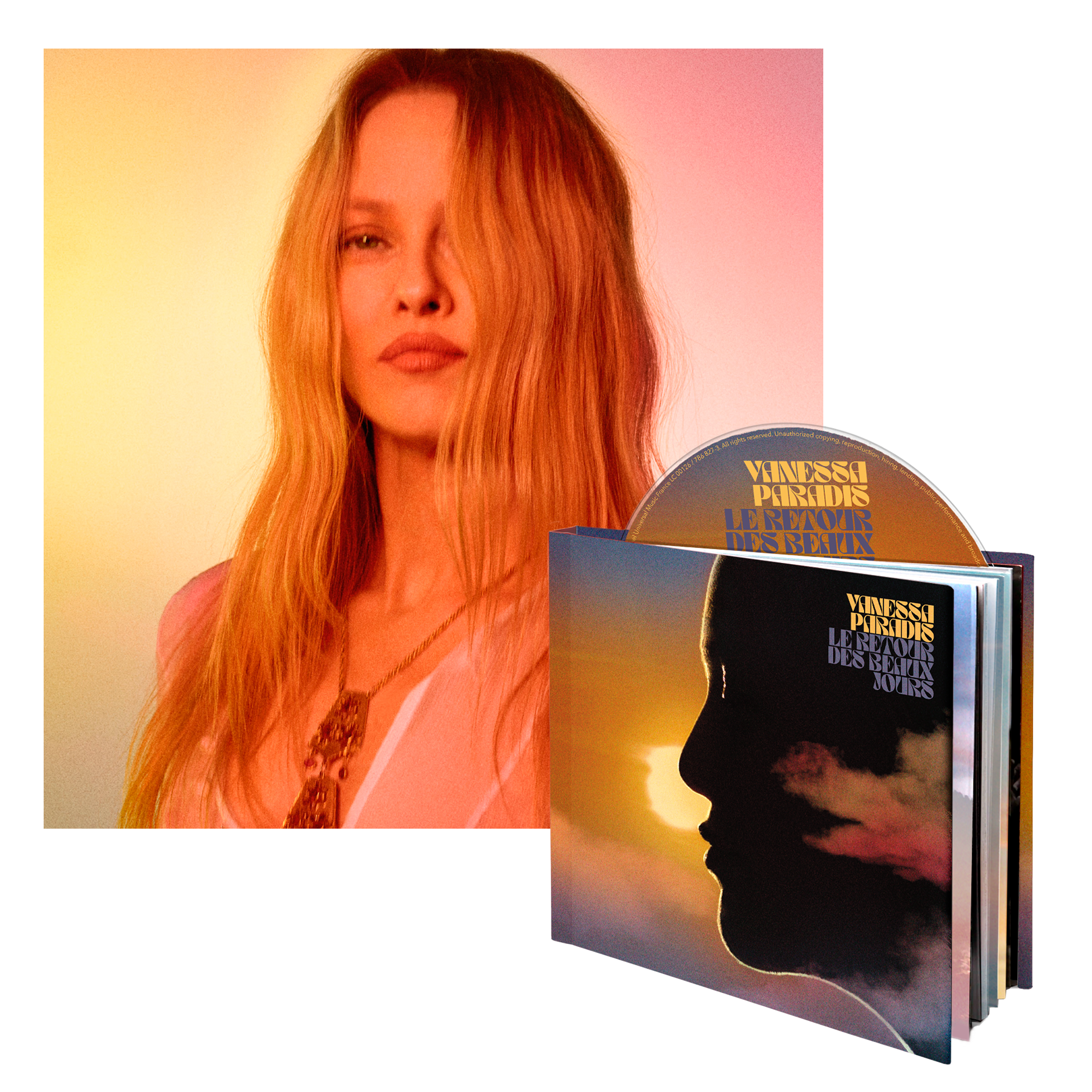 PACK CD LIVRE-DISQUE + TIRAGE D'ART "LE RETOUR DES BEAUX JOURS"
