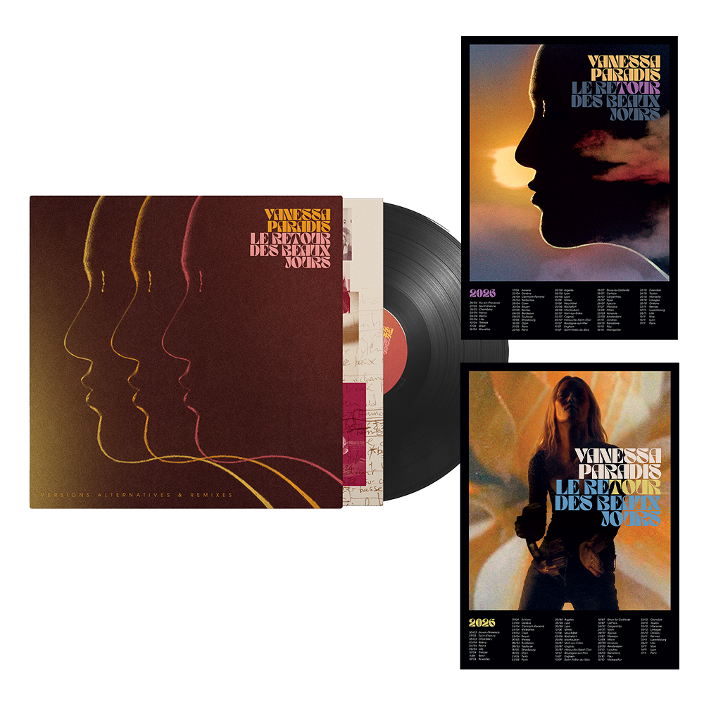PACK VINYLE 33CM DÉDICACÉ « LE RETOUR DES BEAUX JOURS (VERSIONS ALTERNATIVES ET REMIXES) » + AFFICHE