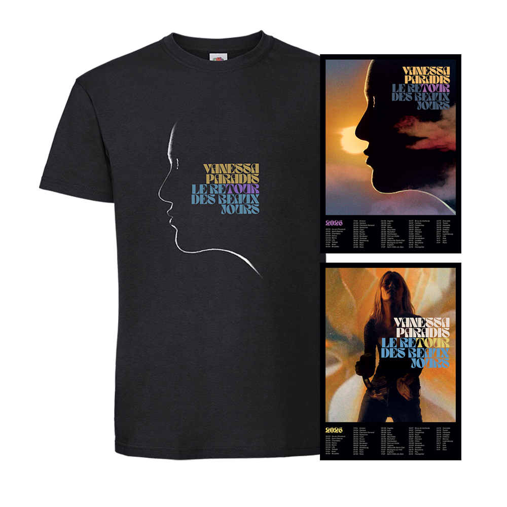 PACK TOUR T-SHIRT NOIR + AFFICHE